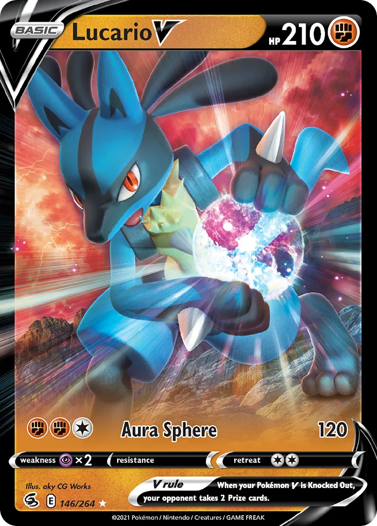 Lucario V — SWSH08: Fusion Strike — Pokémon