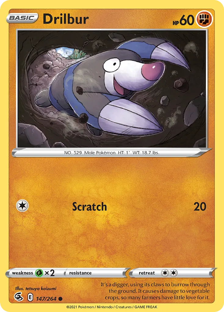 Rototaupe — SWSH08: Fusion Strike — Pokémon