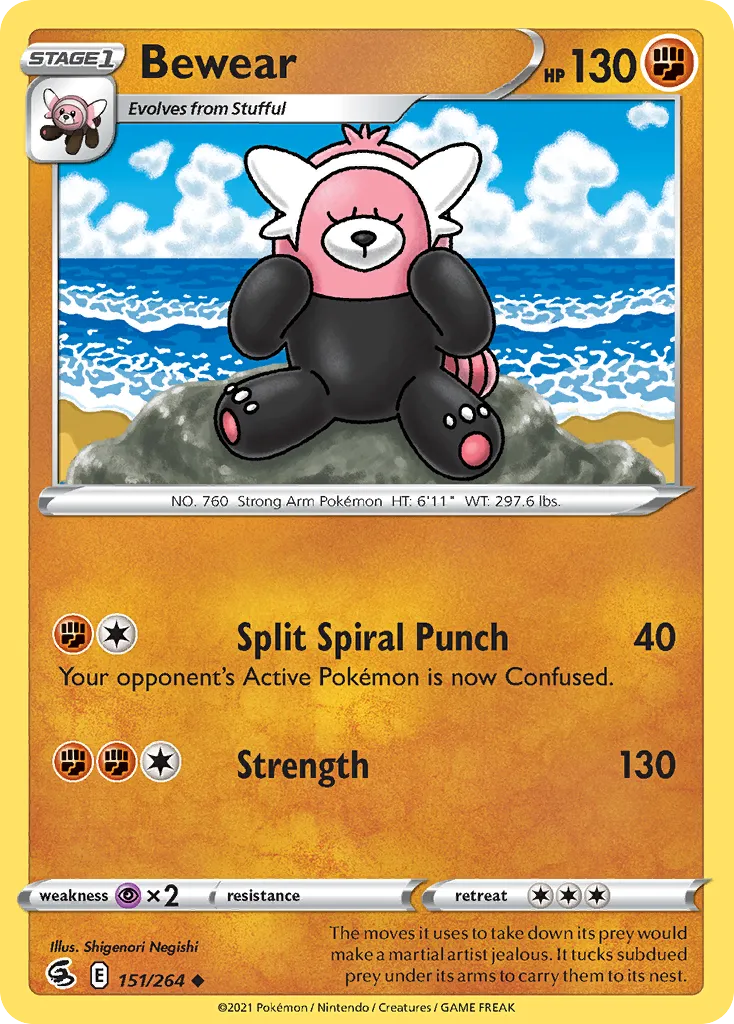 Bewear — SWSH08: Fusion Strike — Pokémon