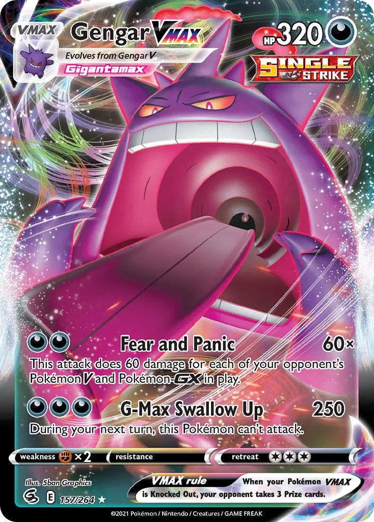 Gengar VMAX — SWSH08: Fusion Strike — Pokémon