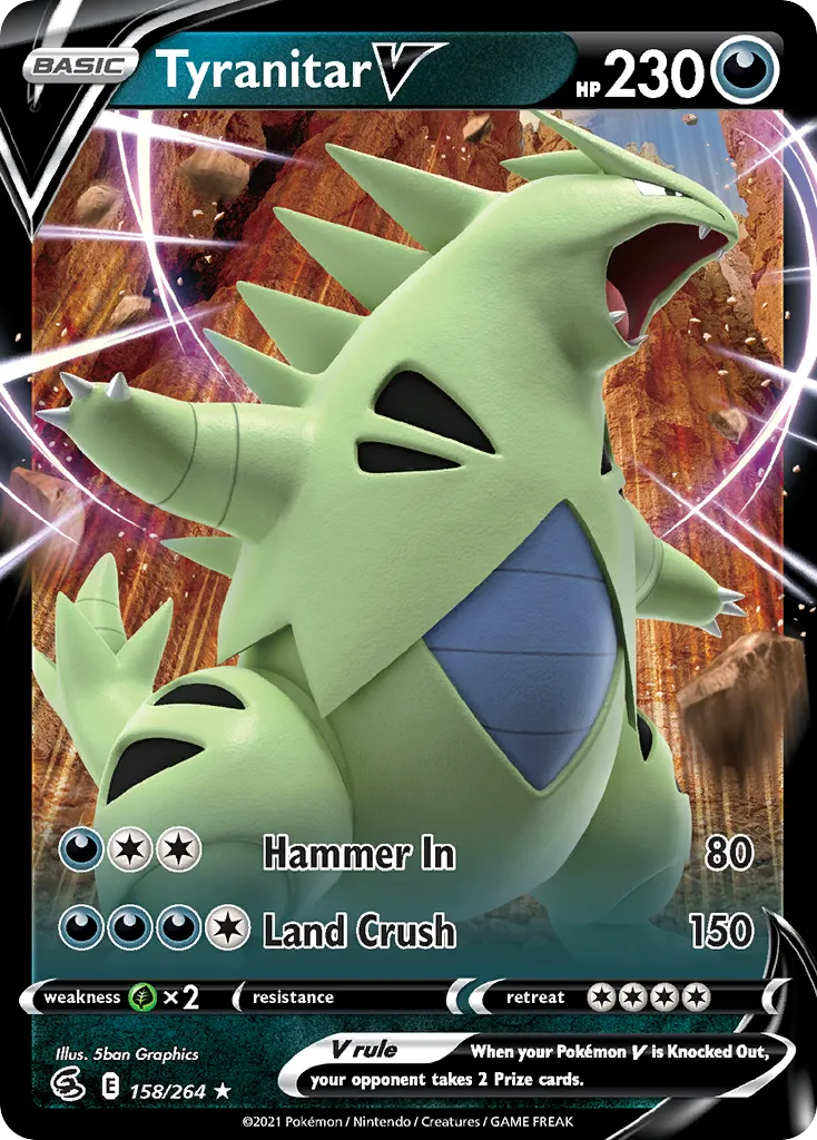 Tyranitar V — SWSH08: Fusion Strike — Pokémon
