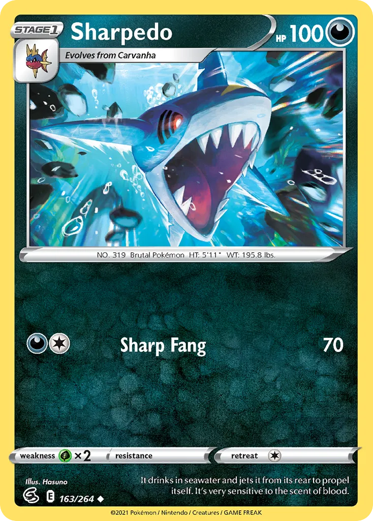 Sharpedo — SWSH08: Fusion Strike — Pokémon