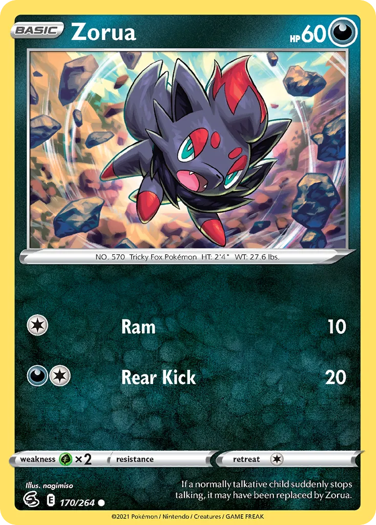 Zorua — SWSH08: Fusion Strike — Pokémon