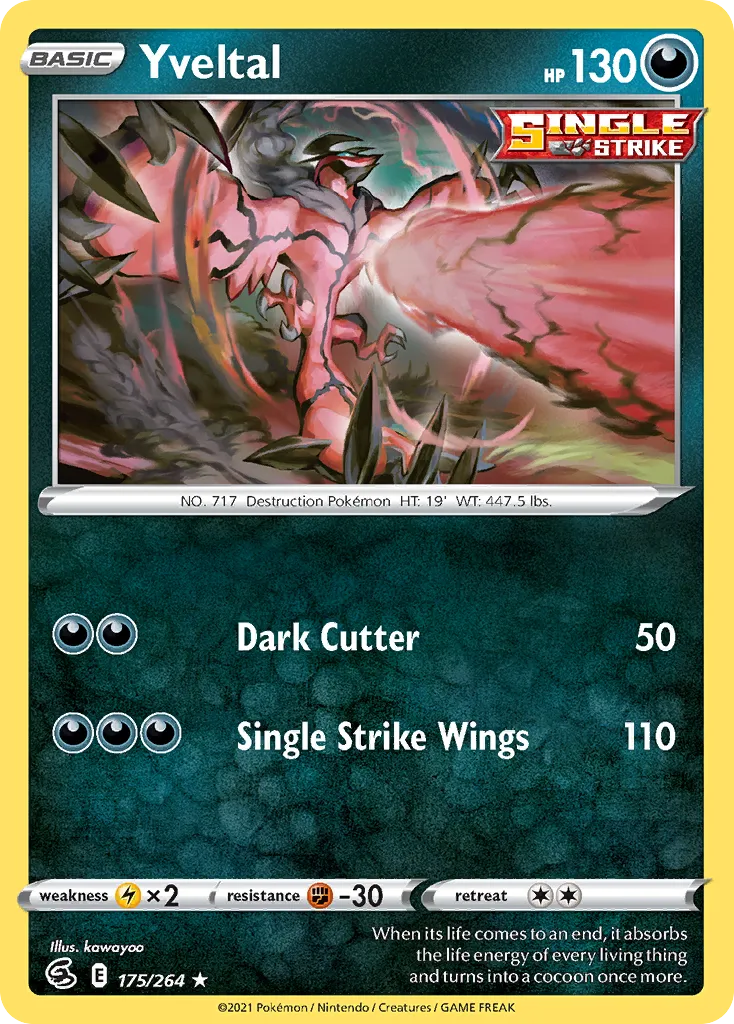 Yveltal — SWSH08: Fusion Strike — Pokémon