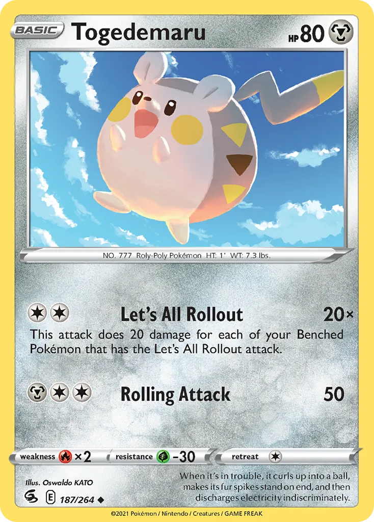 Togedemaru — SWSH08: Fusion Strike — Pokémon