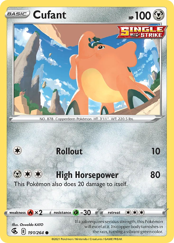 Cufant from SWSH08: Fusion Strike - Pokemon