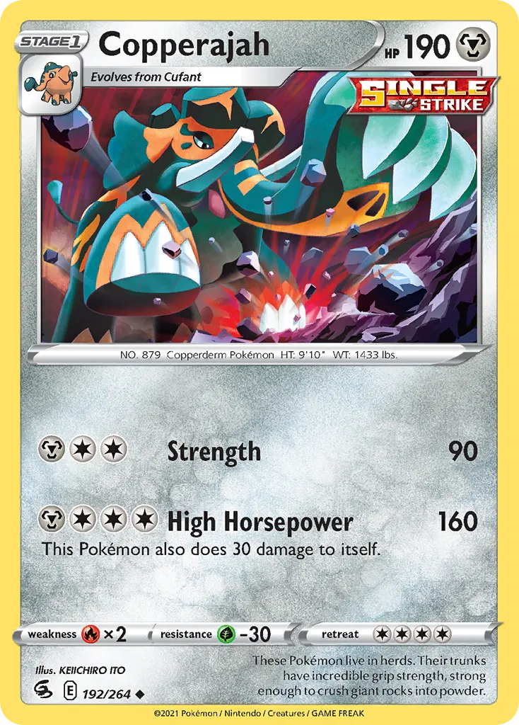 Copperajah — SWSH08: Fusion Strike — Pokemon