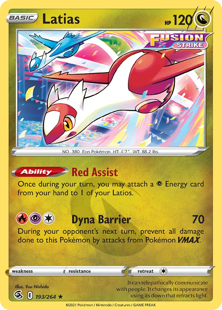 Latias — SWSH08: Fusion Strike — Pokemon