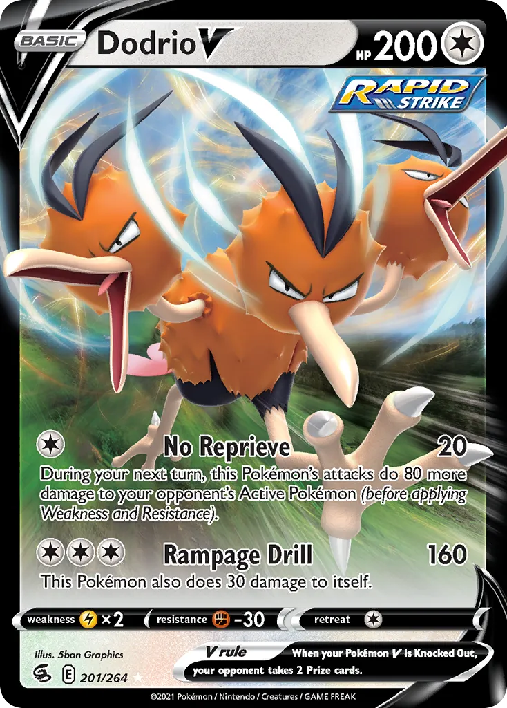 Dodrio V — SWSH08: Fusion Strike — Pokémon