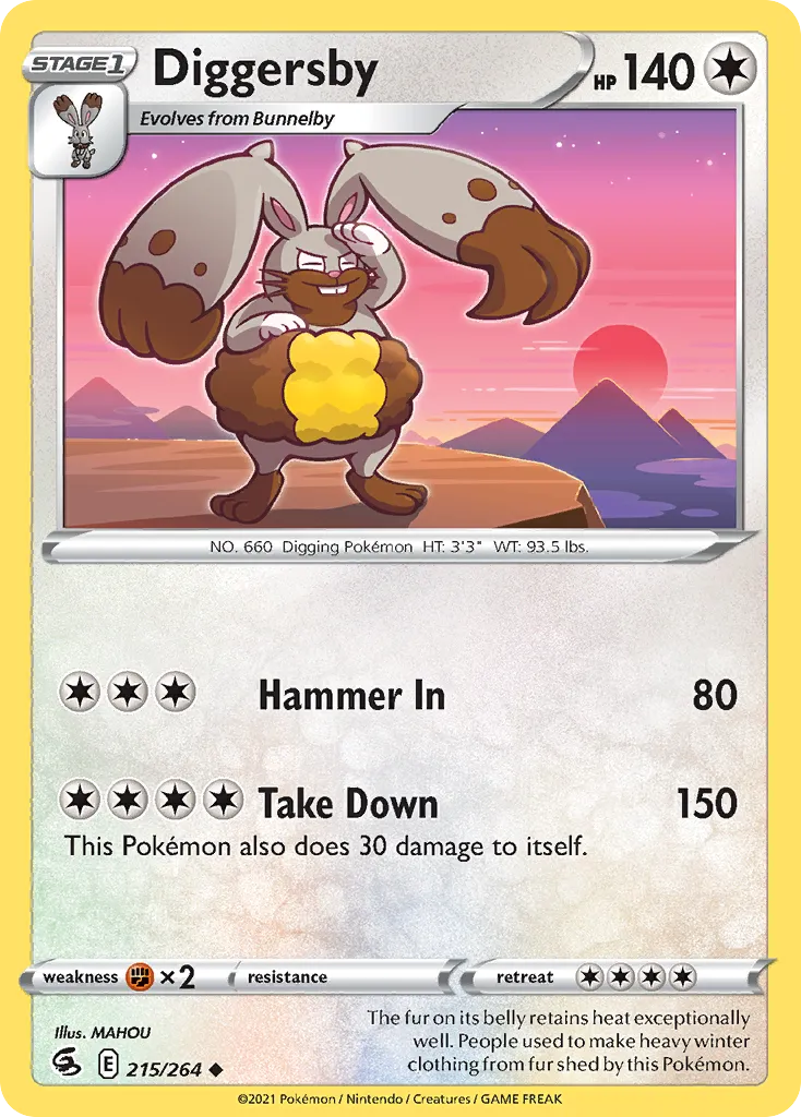 Diggersby — SWSH08: Fusion Strike — Pokémon