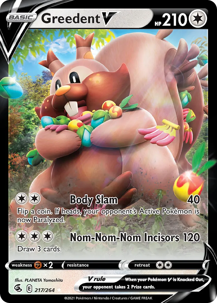 Greedent V — SWSH08: Fusion Strike — Pokémon