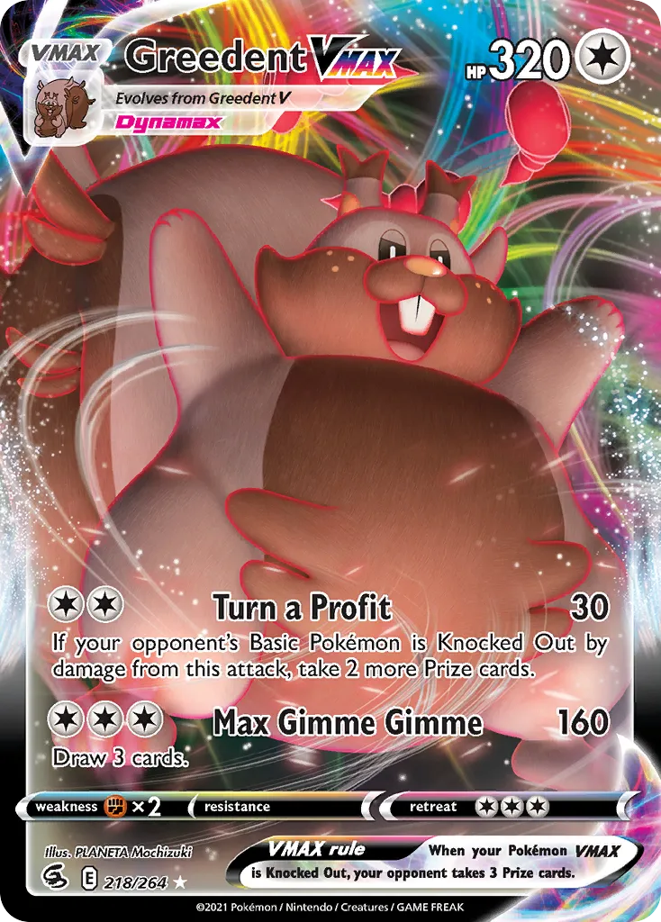 Greedent VMAX — SWSH08: Fusion Strike — Pokémon