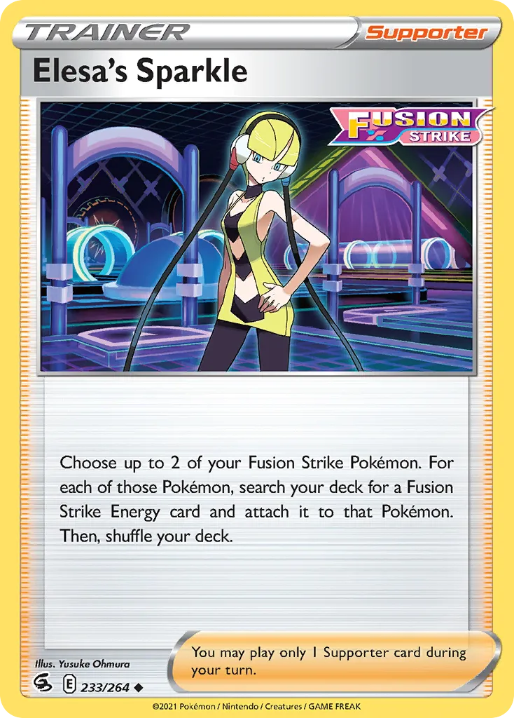 Elesa's Sparkle — SWSH08: Fusion Strike — Pokémon