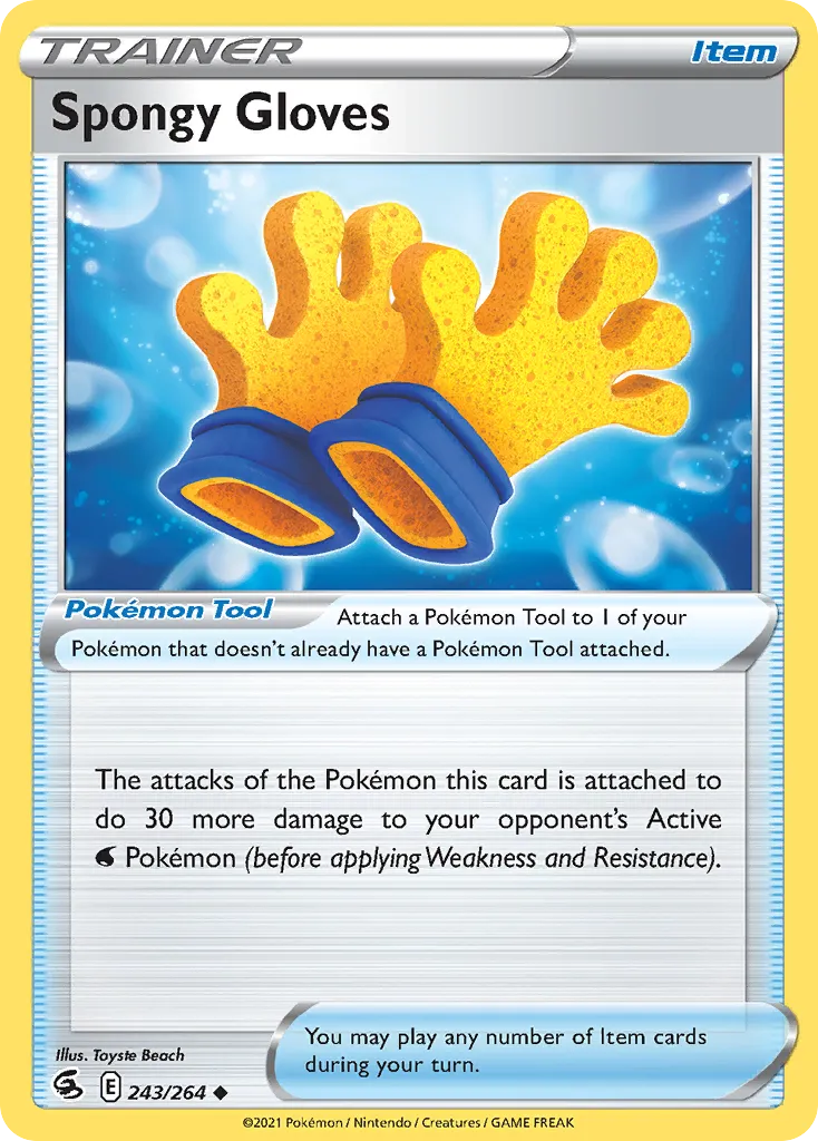 Gants Spongieux — SWSH08: Fusion Strike — Pokémon