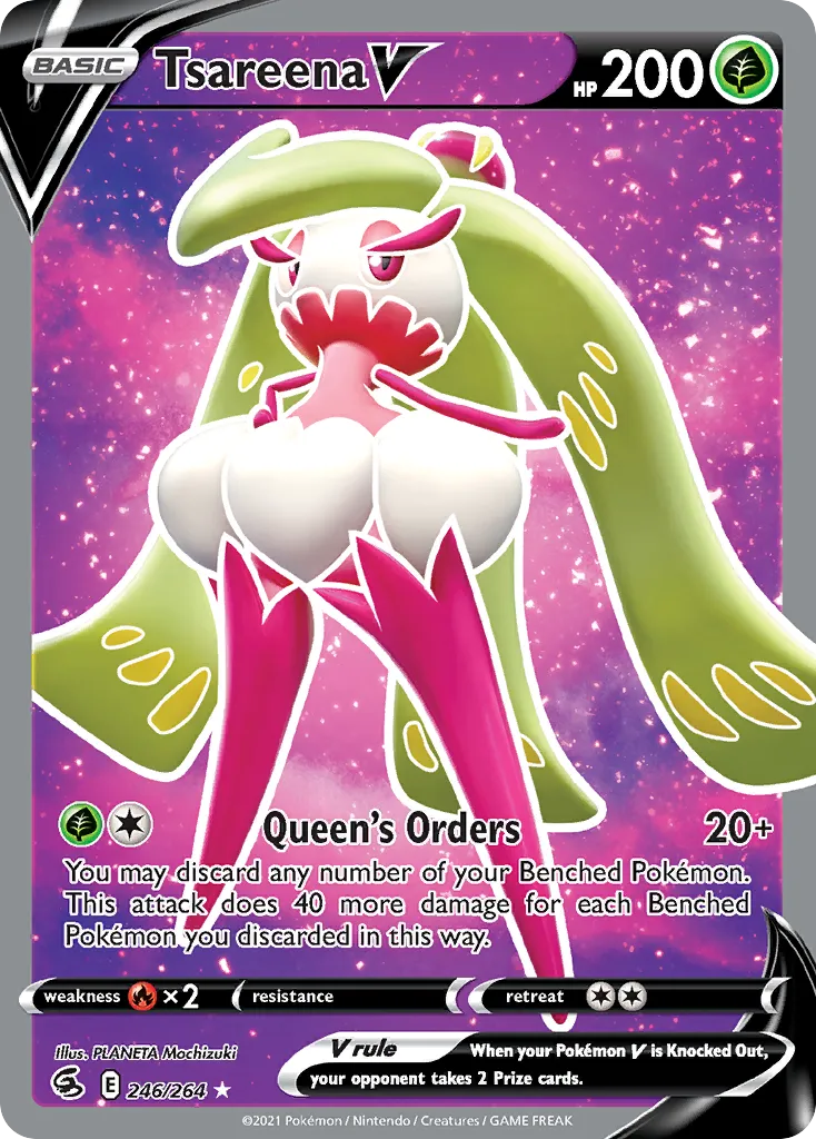 Tsareena V — SWSH08: Fusion Strike — Pokemon
