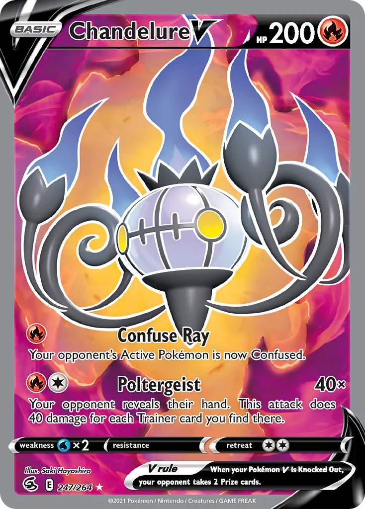 Chandelure V — SWSH08: Fusion Strike — Pokémon