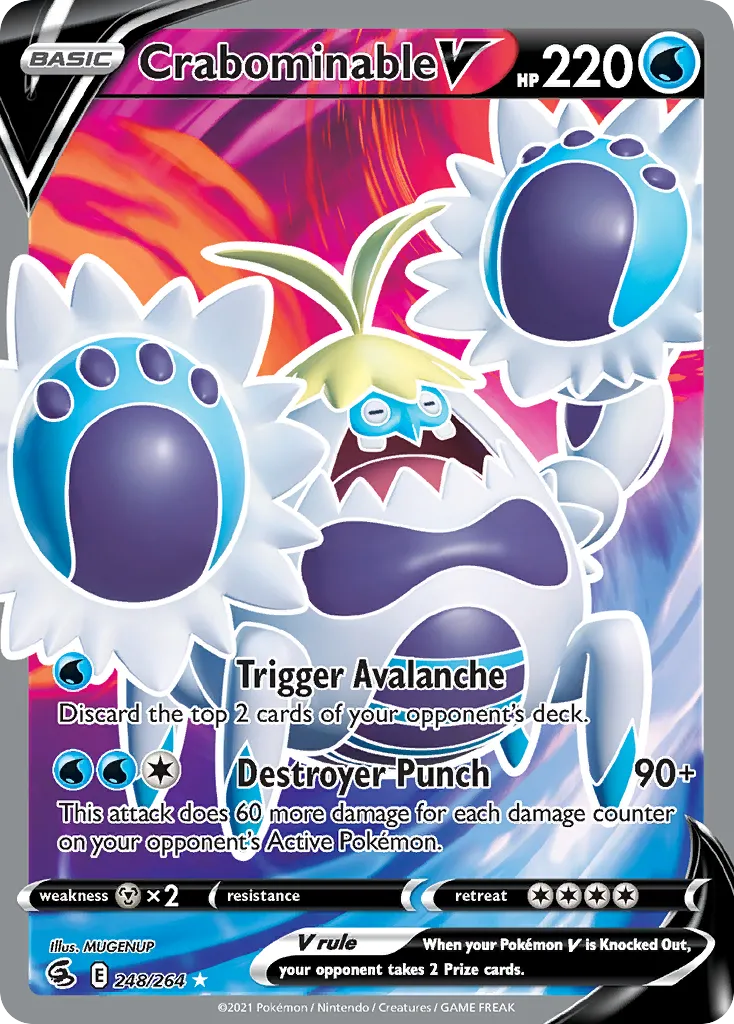 Crabominable V — SWSH08: Fusion Strike — Pokémon