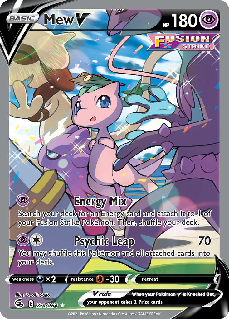 Mew V — SWSH08: Fusion Strike — Pokemon
