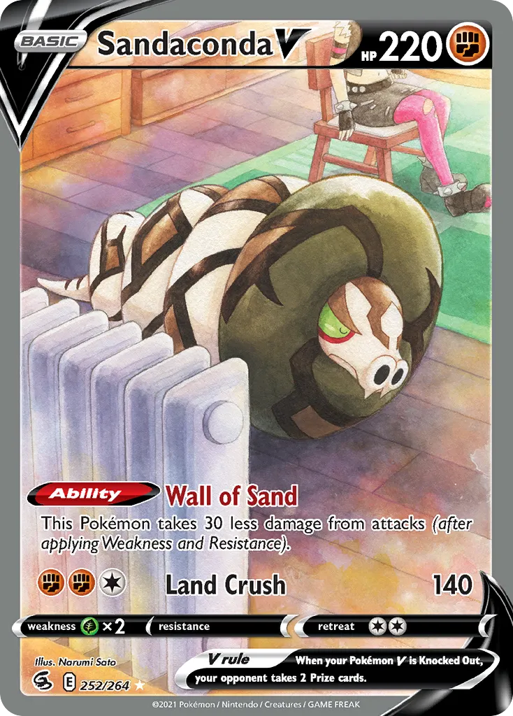 Sandaconda V — SWSH08: Fusion Strike — Pokémon