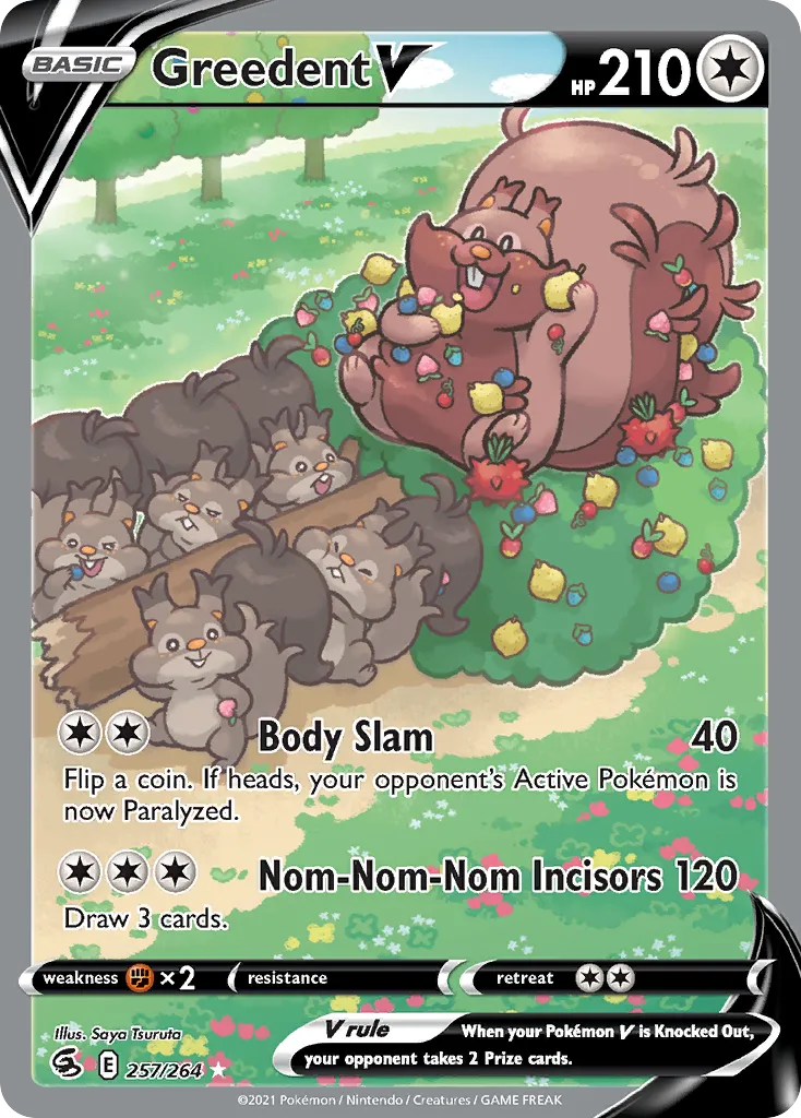 Greedent V — SWSH08: Fusion Strike — Pokémon