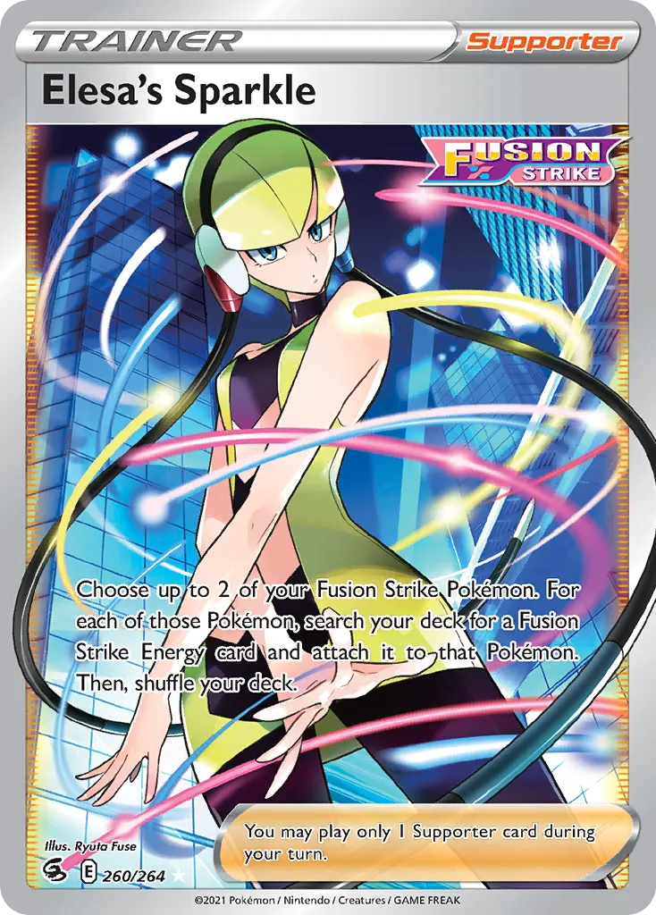 Elesa's Sparkle — SWSH08: Fusion Strike — Pokémon