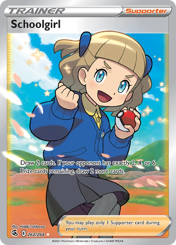 Schoolgirl — SWSH08: Fusion Strike — Pokemon