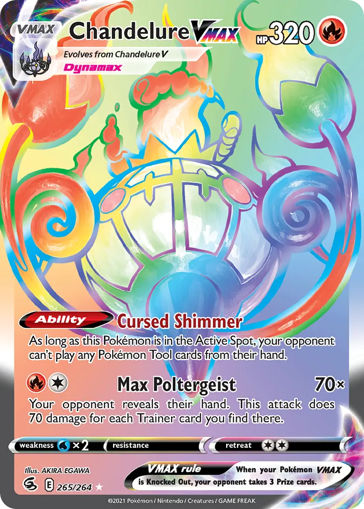 Chandelure VMAX — SWSH08: Fusion Strike — Pokémon