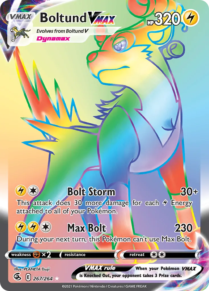 Boltund VMAX — SWSH08: Fusion Strike — Pokemon