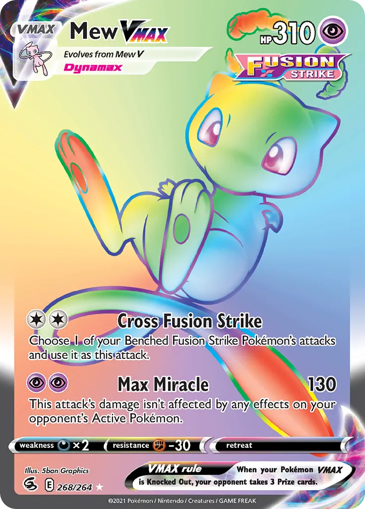 Mew VMAX — SWSH08: Fusion Strike — Pokemon