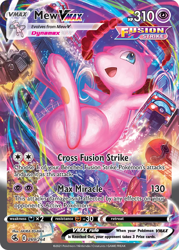 Mew VMAX — SWSH08: Fusion Strike — Pokémon