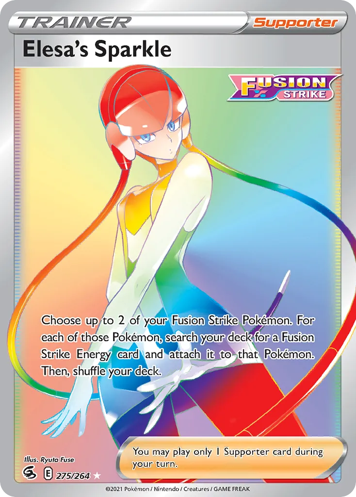 Elesa's Sparkle — SWSH08: Fusion Strike — Pokémon