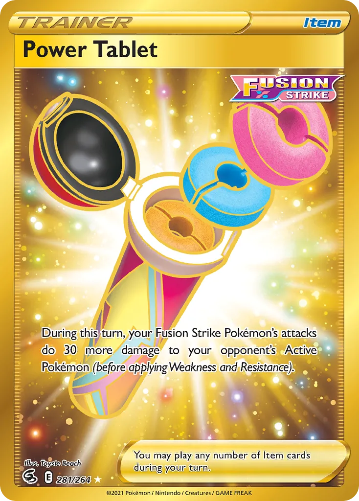 Power Tablet from SWSH08: Fusion Strike - Pokemon