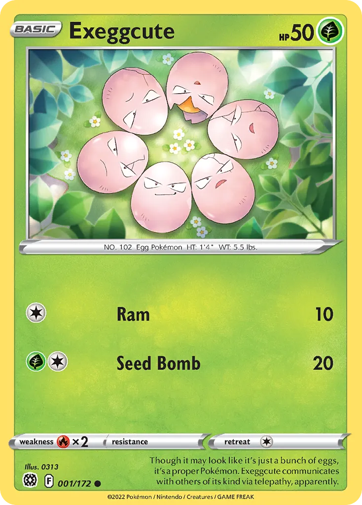 Exeggcute — SWSH09: Brilliant Stars — Pokémon