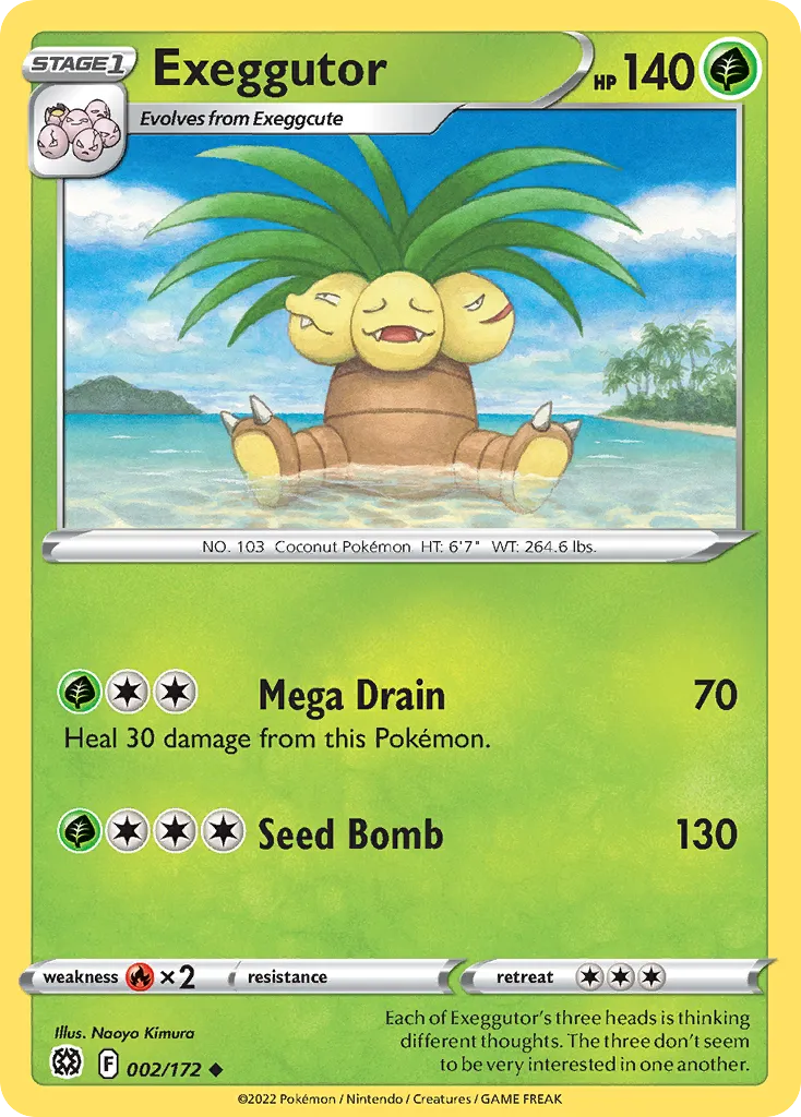 Exeggutor — SWSH09: Brilliant Stars — Pokémon