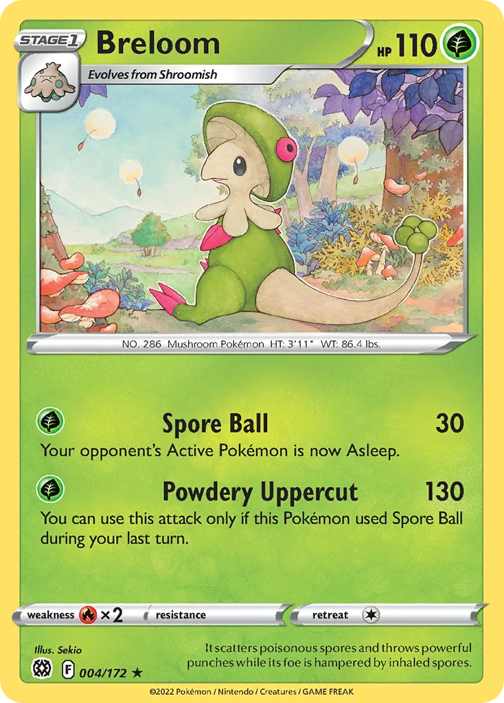 Breloom — SWSH09: Brilliant Stars — Pokémon