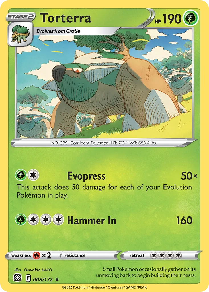 Torterra — SWSH09: Brilliant Stars — Pokémon