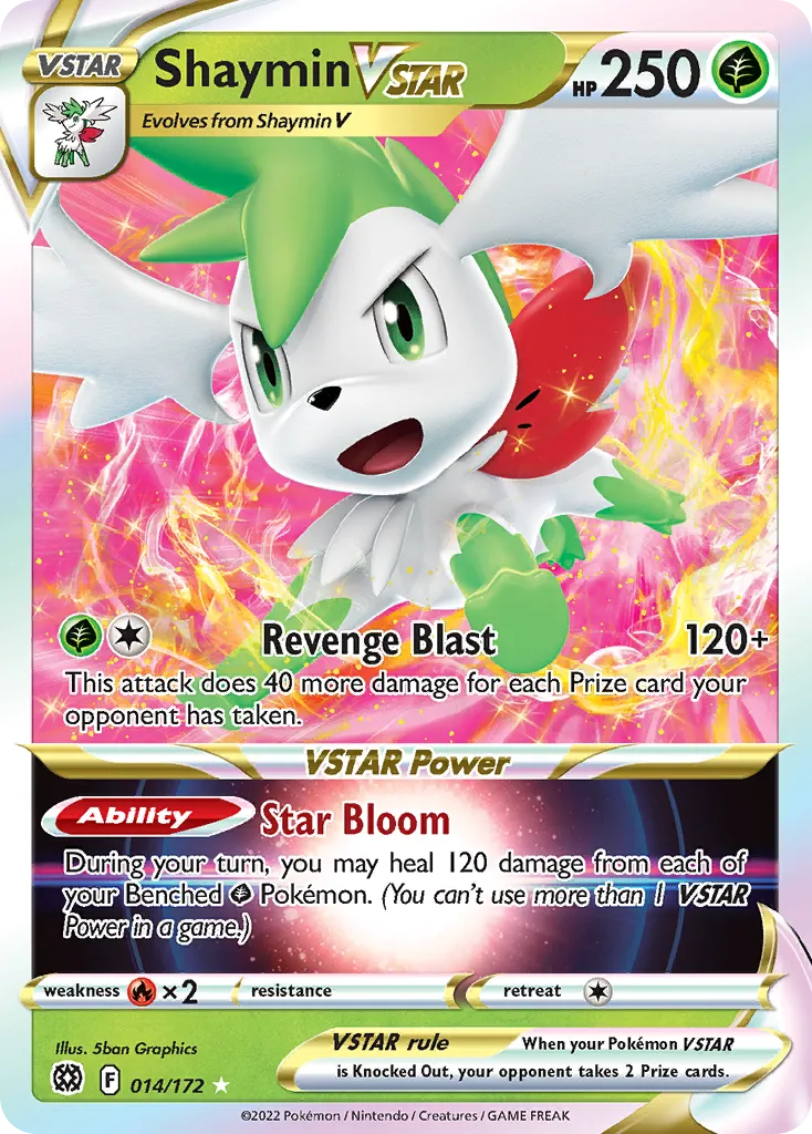 Shaymin VSTAR from SWSH09: Brilliant Stars - Pokemon