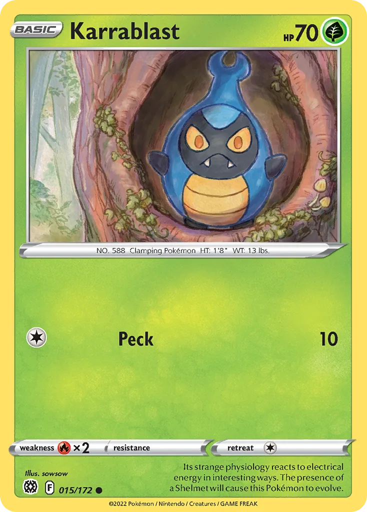Karrablast — SWSH09: Brilliant Stars — Pokémon