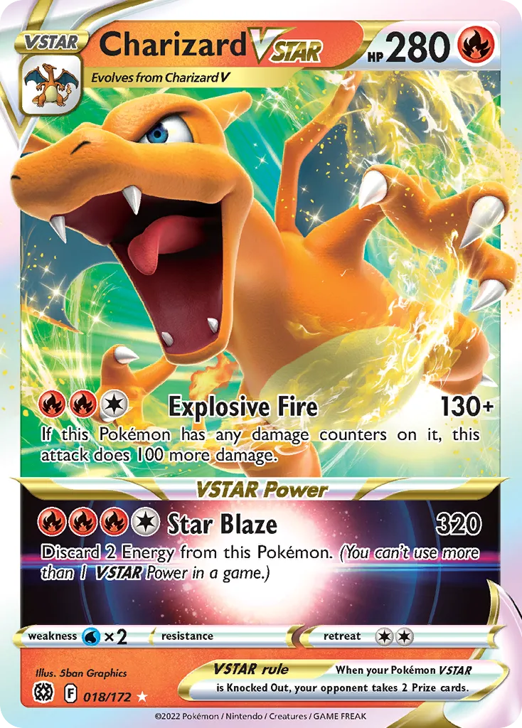Charizard VSTAR — SWSH09: Brilliant Stars — Pokémon