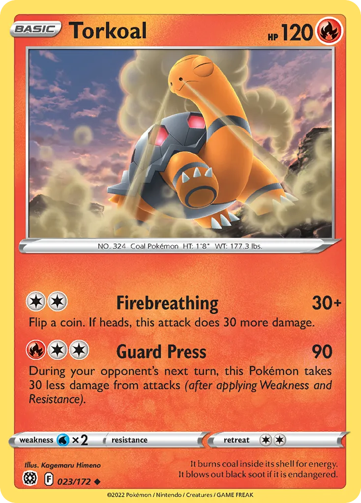 Torkoal — SWSH09: Brilliant Stars — Pokémon