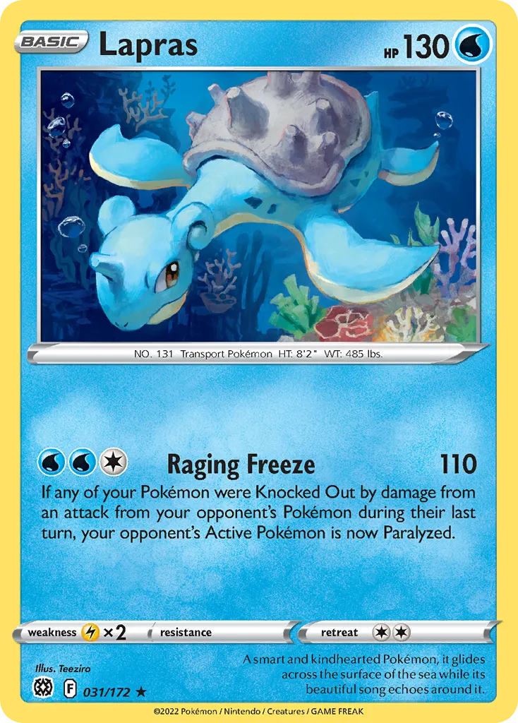 Lapras — SWSH09: Brilliant Stars — Pokémon