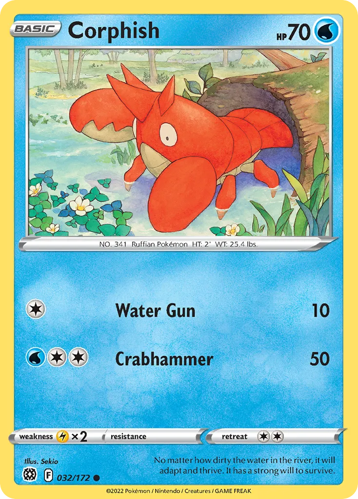 Corphish — SWSH09: Brilliant Stars — Pokemon