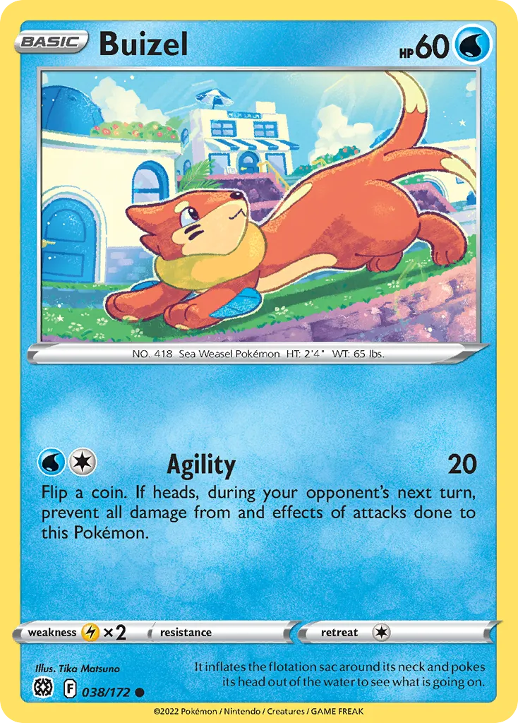 Buizel — SWSH09: Brilliant Stars — Pokémon