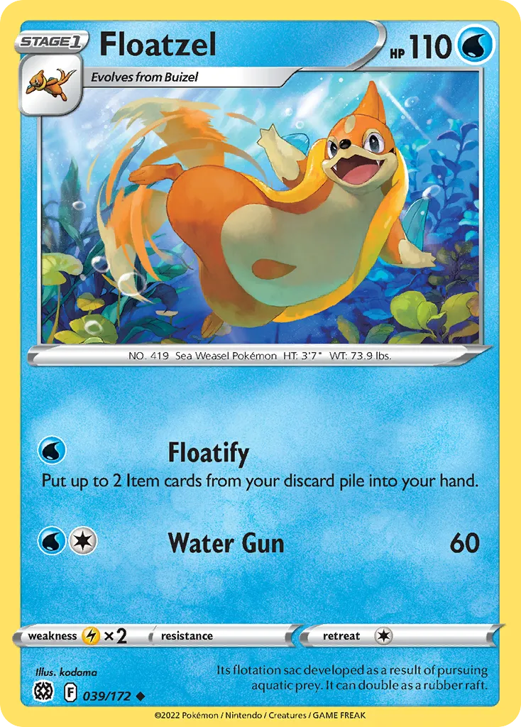 Mustéflott — SWSH09: Brilliant Stars — Pokémon