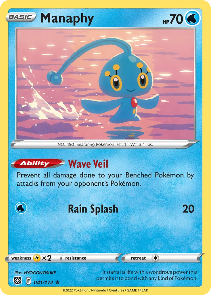 Manaphy — SWSH09: Brilliant Stars — Pokemon