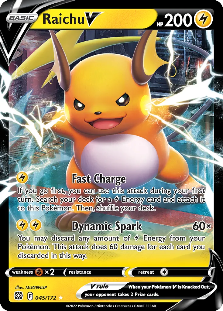 Raichu V — SWSH09: Brilliant Stars — Pokémon