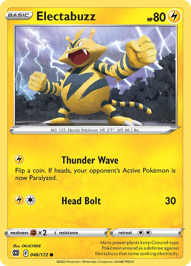 Electabuzz — SWSH09: Brilliant Stars — Pokémon