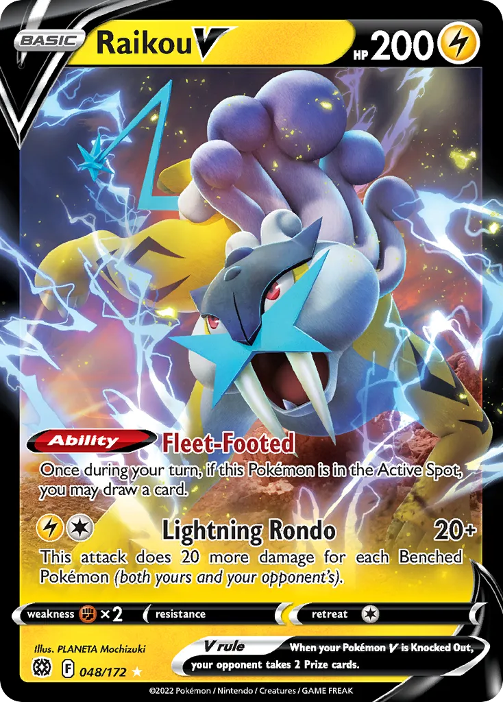 Raikou V — SWSH09: Brilliant Stars — Pokémon