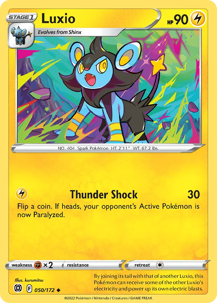 Luxio — SWSH09: Brilliant Stars — Pokemon