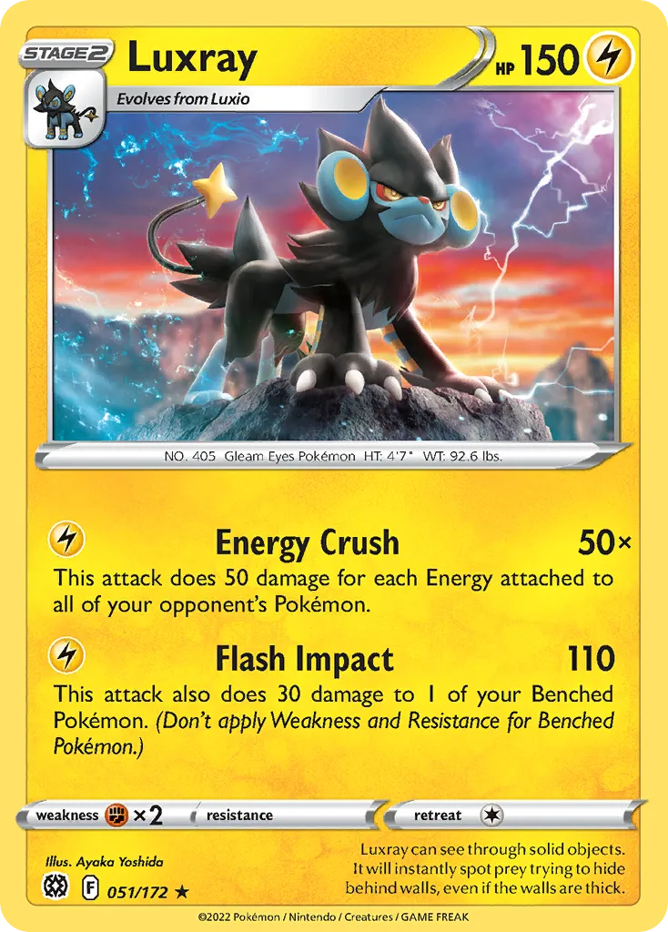 Luxray — SWSH09: Brilliant Stars — Pokemon